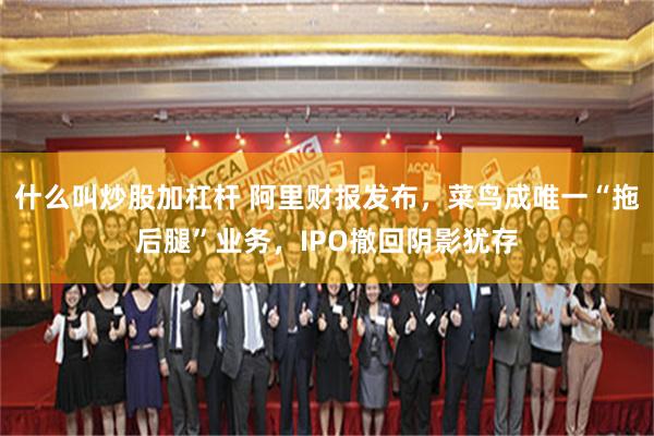 什么叫炒股加杠杆 阿里财报发布，菜鸟成唯一“拖后腿”业务，IPO撤回阴影犹存