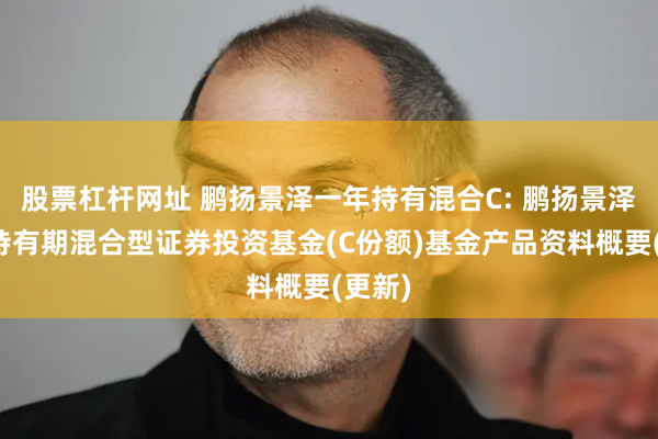 股票杠杆网址 鹏扬景泽一年持有混合C: 鹏扬景泽一年持有期混合型证券投资基金(C份额)基金产品资料概要(更新)
