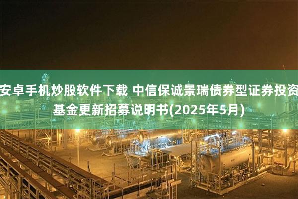 安卓手机炒股软件下载 中信保诚景瑞债券型证券投资基金更新招募说明书(2025年5月)