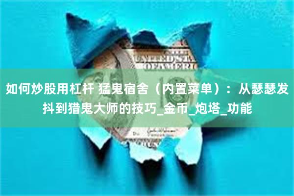 如何炒股用杠杆 猛鬼宿舍（内置菜单）：从瑟瑟发抖到猎鬼大师的技巧_金币_炮塔_功能