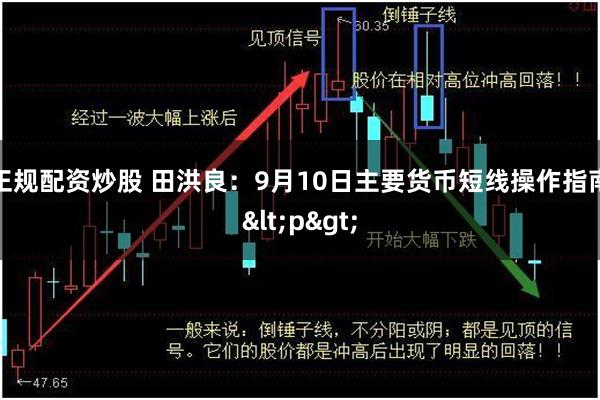 正规配资炒股 田洪良：9月10日主要货币短线操作指南<p>